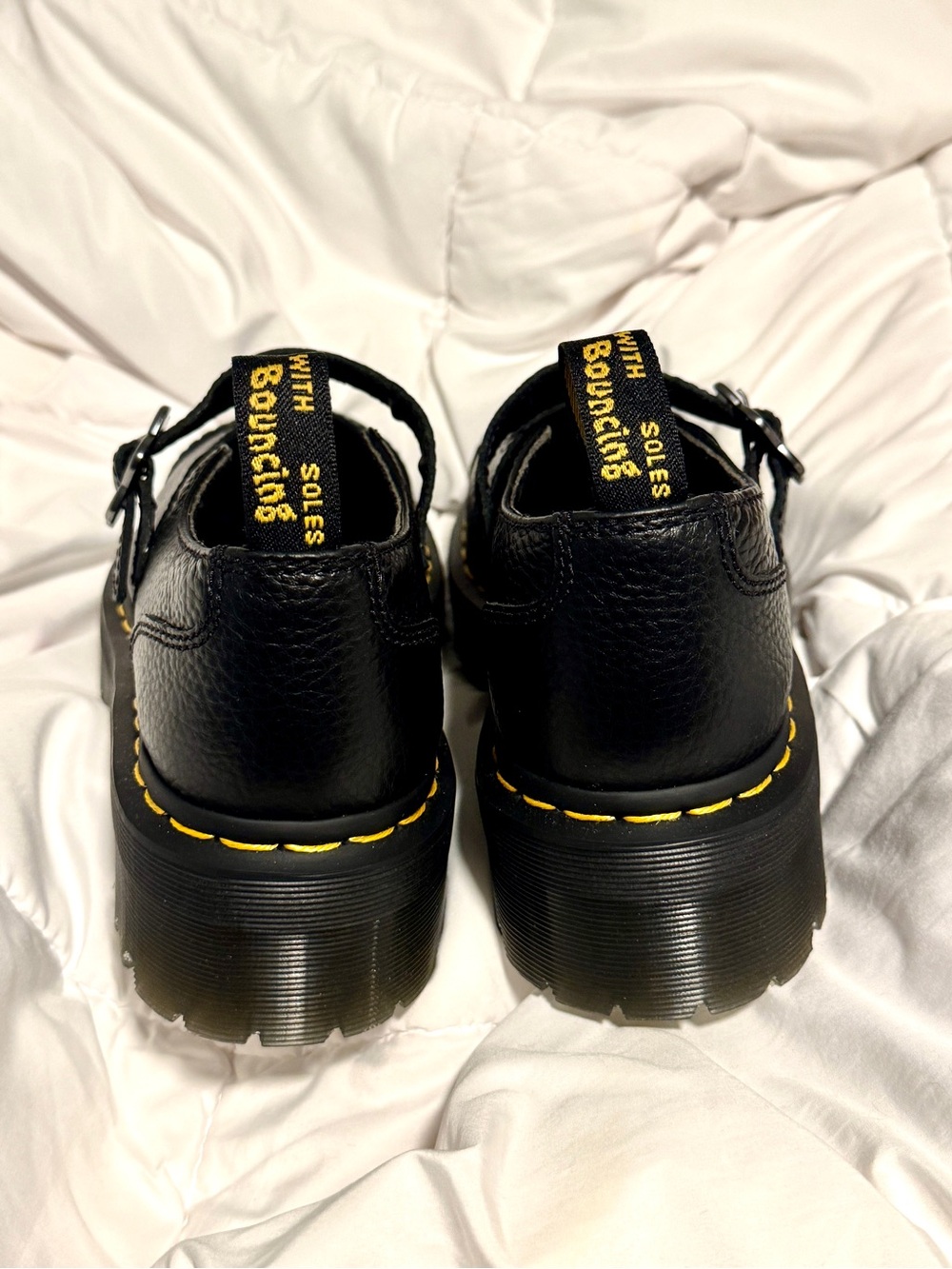 Dr. Martens Addina Flower Buckle Leather Mary Jane Platform BRAND NEW NEVER WORN - Picture 7 of 13